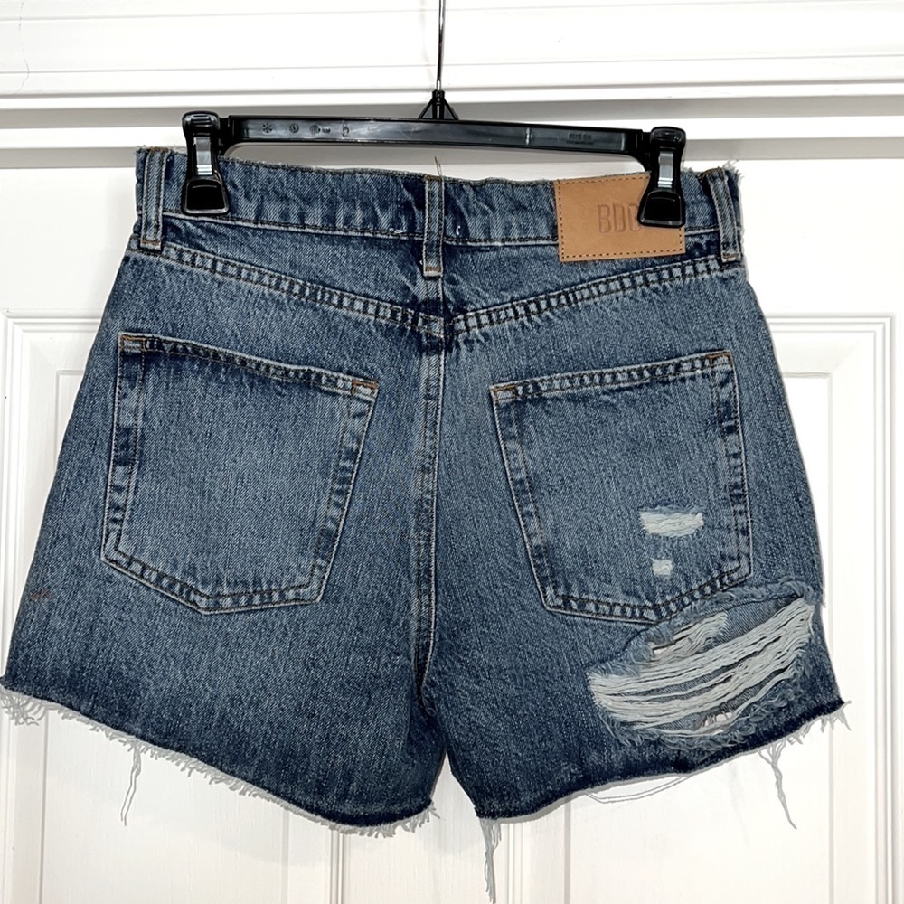 Bdg High Waist Patchwork Button Fly Distressed De… - image 2